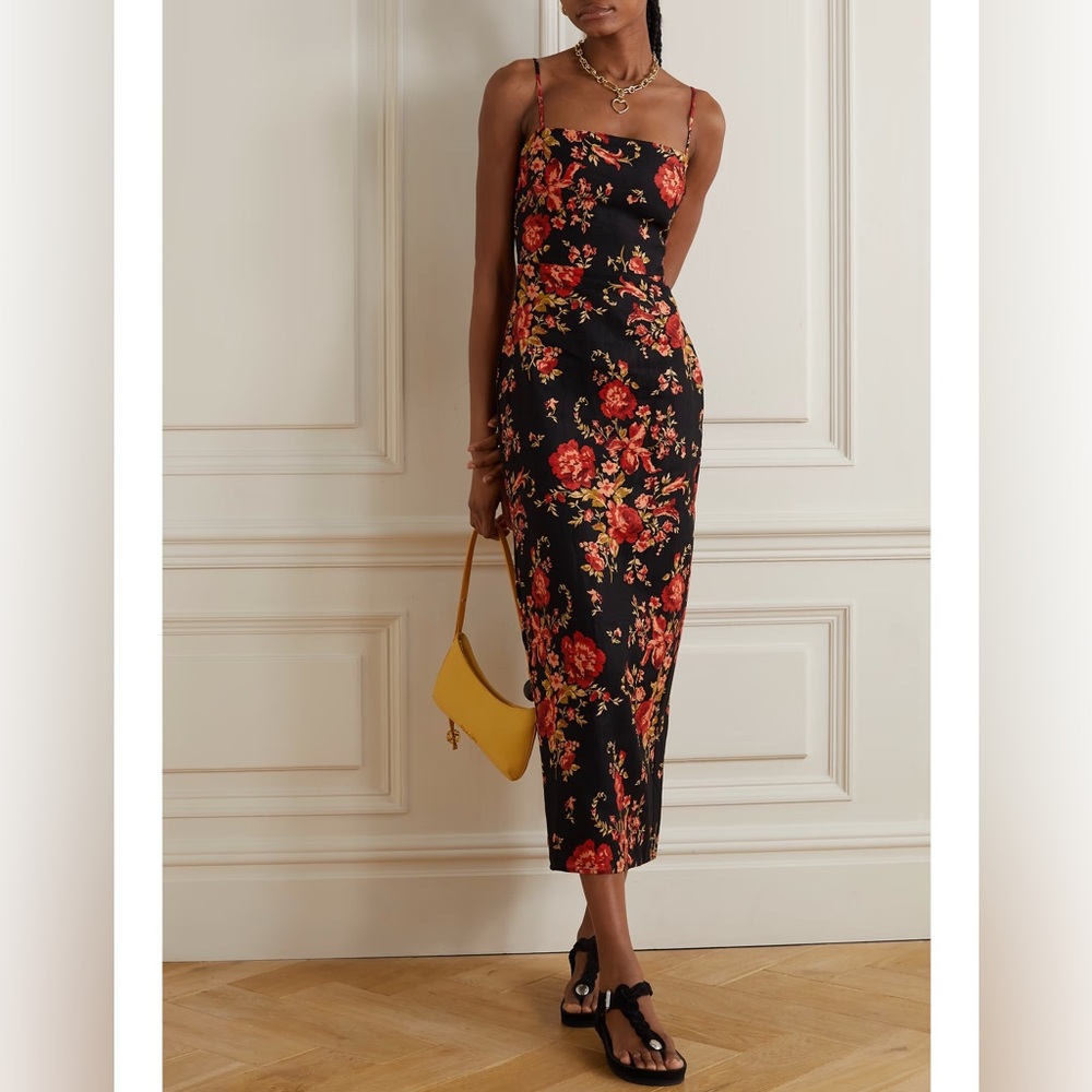 Reformation Frankie Linen Dress